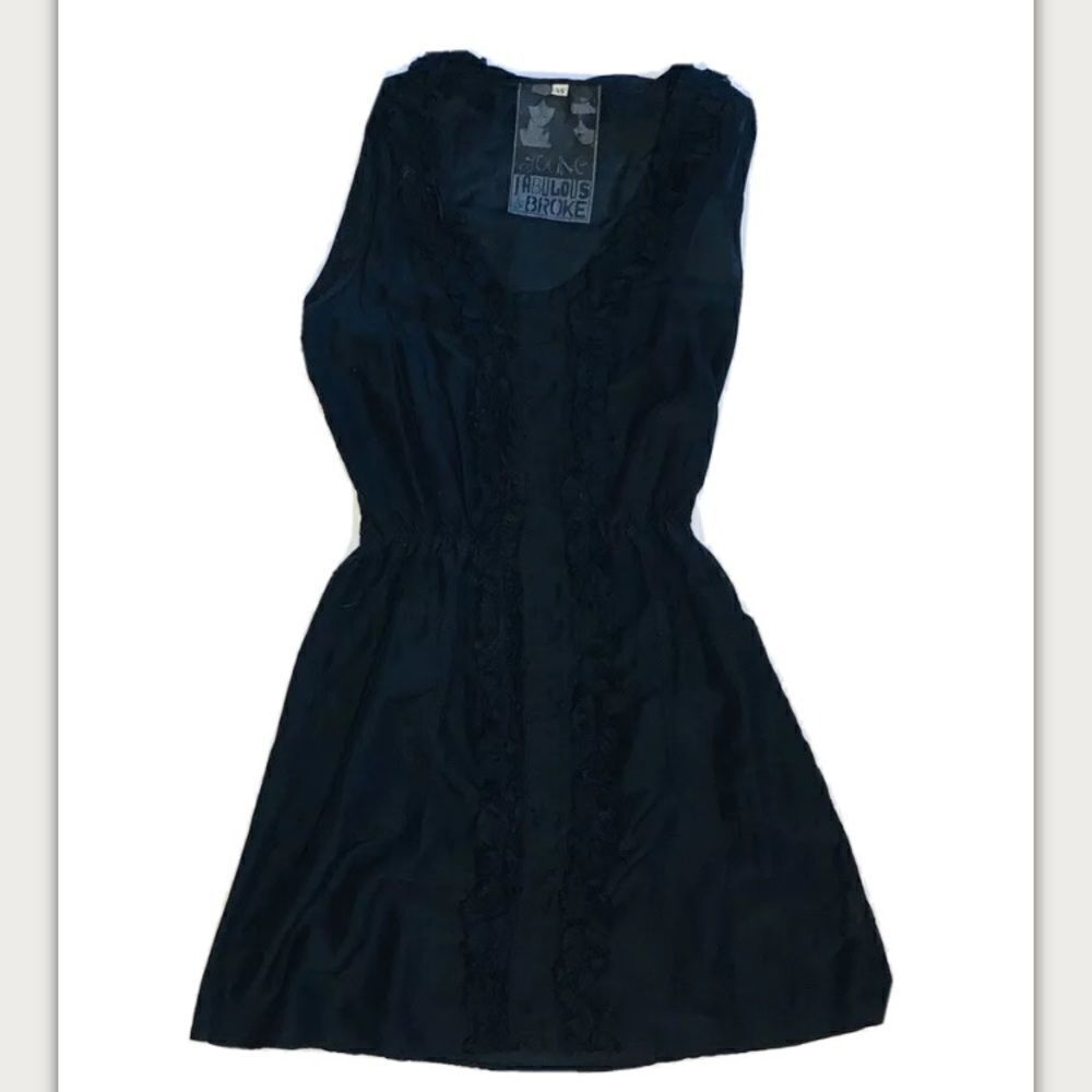 Young Fabulous and Broke silk blend dress xs